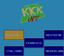 Kick Off screenshot 4 for NES